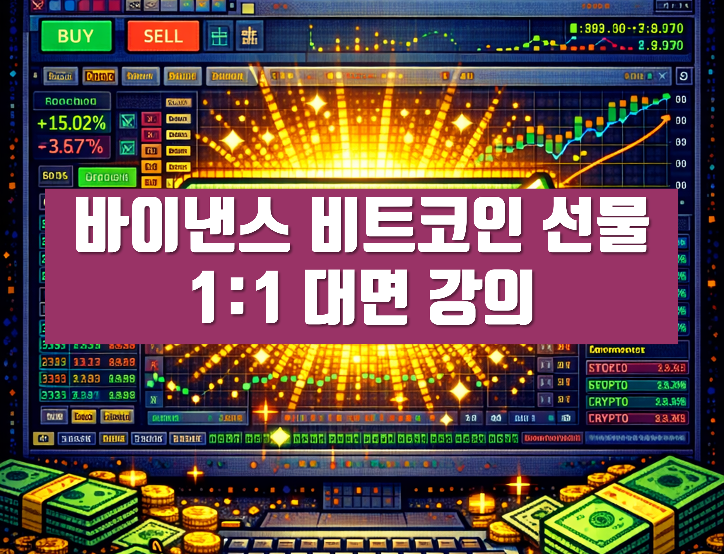 바이낸스 비트코인 선물거래 1:1 대면 강의 - 마켓 서비스 커머스 - 숨고, 숨은고수