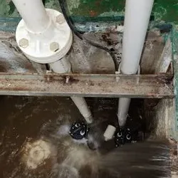 집수정 펌프 교체작업