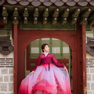 경복궁 개인한복화보