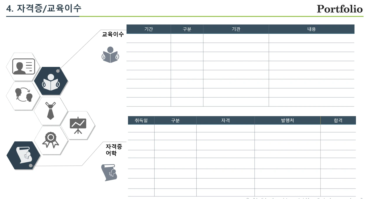 이력서 포트폴리오 양식 / 전종훈 - 숨고, 숨은고수