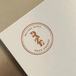 데이즈 커피 카페 로고 디자인