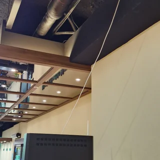 [서초구] 헬스장 인포데스크 선정리 & 랜선 포설(천장 공사)