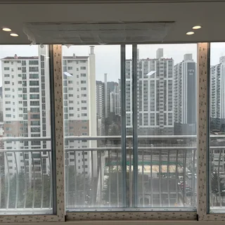 대전 신선마을아파트 샷시 교체 및 원슬라이딩 중문 시공