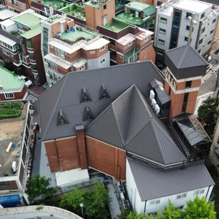 칼라강판 지붕공사