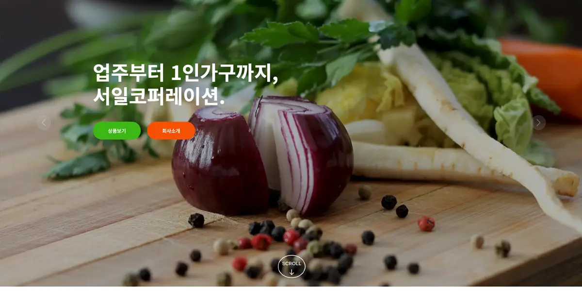 식자재 B2B쇼핑몰 영카트 리뉴얼 / 레인템포랩 - 숨고, 숨은고수 식자재 B2B쇼핑몰 영카트 리뉴얼