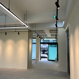 화실 미술관 레일 라인조명 설치
