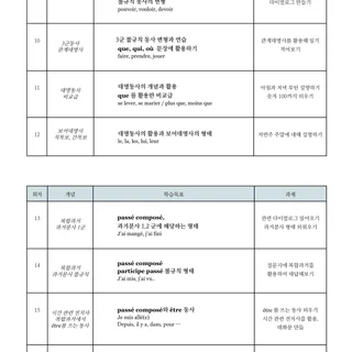 커리큘럼