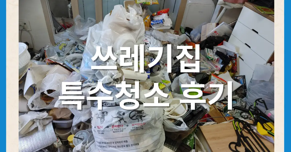 쓰레기집 특수청소 / 월아종합청소 - 숨고, 숨은고수 쓰레기집 특수청소