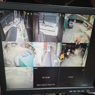 안전한 창고를 위한 진구 8채널 CCTV 설치, 빈틈없는 보안 완성