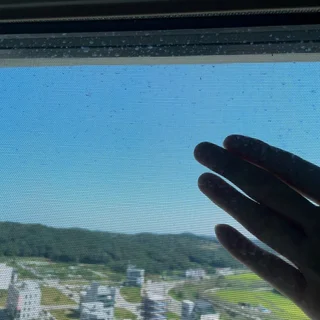 아파트 유리 청소 작업 결과물입니다!!