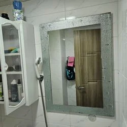 중문유리 설치 및 화장실 거울 교체