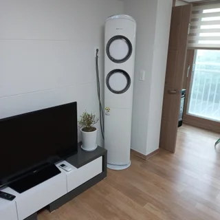 장지동 파인타운 삼성 스마트에어컨 투인원 설치