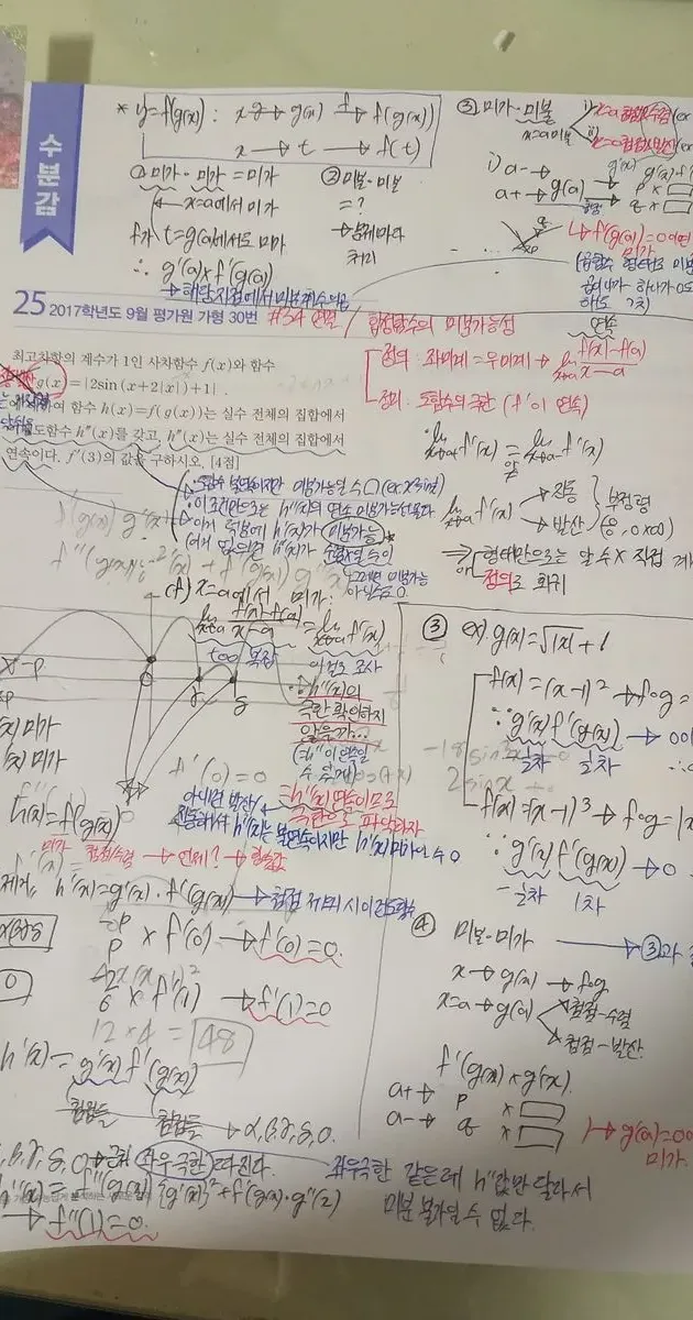 수학 강의자료 / 박이안 - 숨고, 숨은고수 수학 강의자료