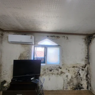 원룸 전체도배(1면 이보드단열+곰팡이제거)