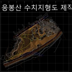 서울 응봉산 생육조사 및 수치지형도, 토지피복도 제작
