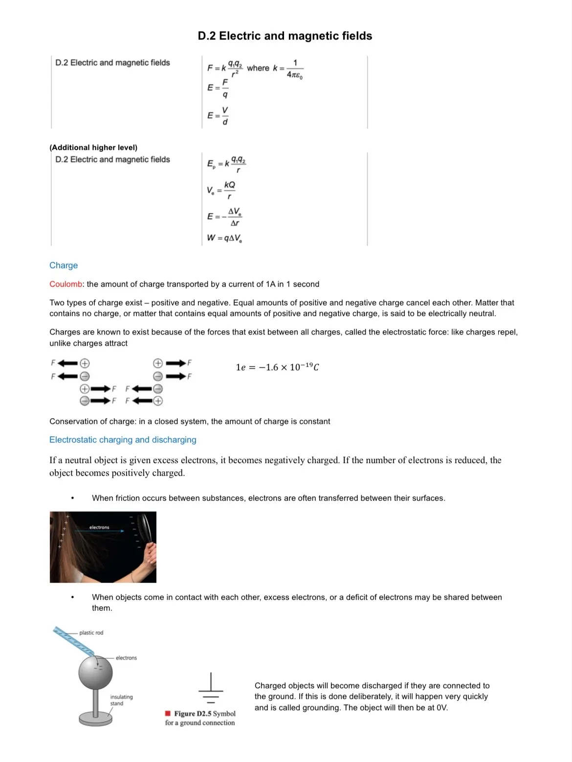 IB Physics Sample Notes / 이지우 - 숨고, 숨은고수
