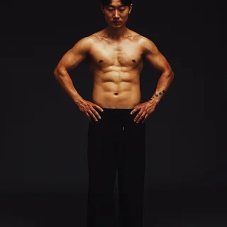 남성바프 세미벌크 복근운동 어깨운동