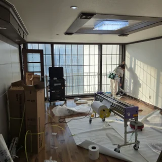 안산 32평 아파트 실크도배