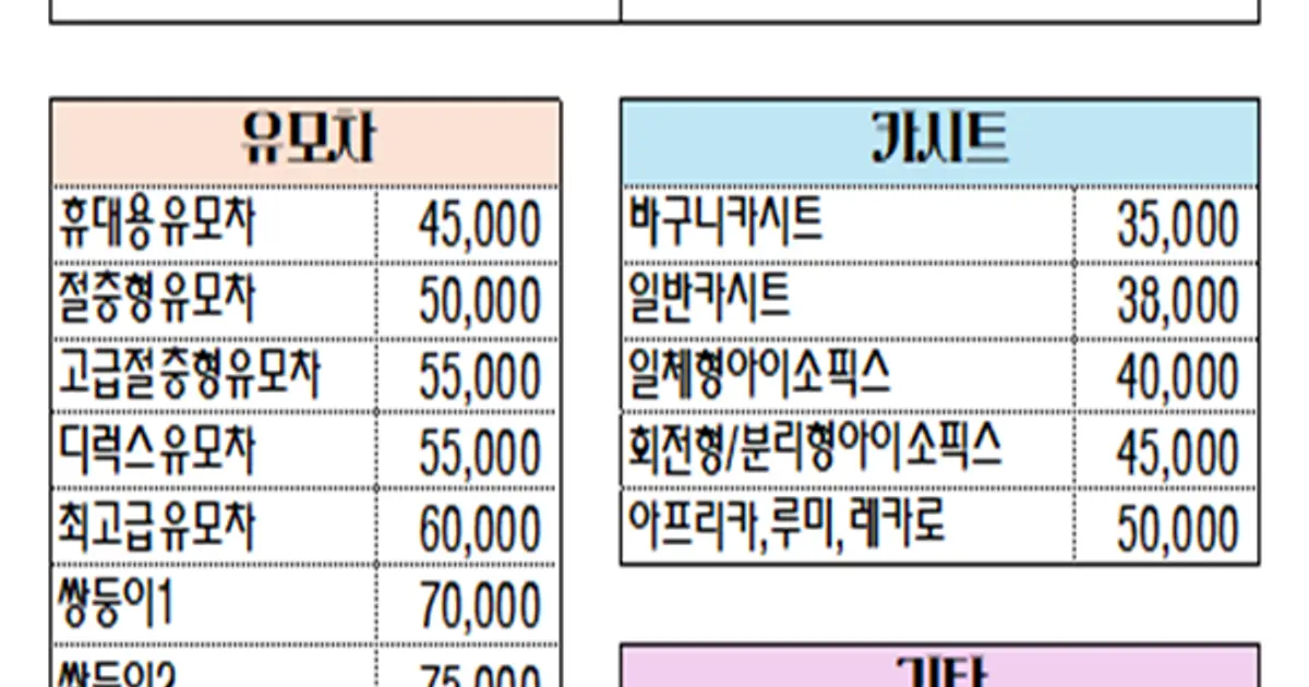 가격표 / 빨다세탁소 - 숨고, 숨은고수