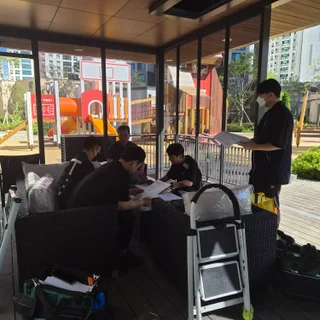 의왕 오전동 센트라인데시앙 37세대 점검
