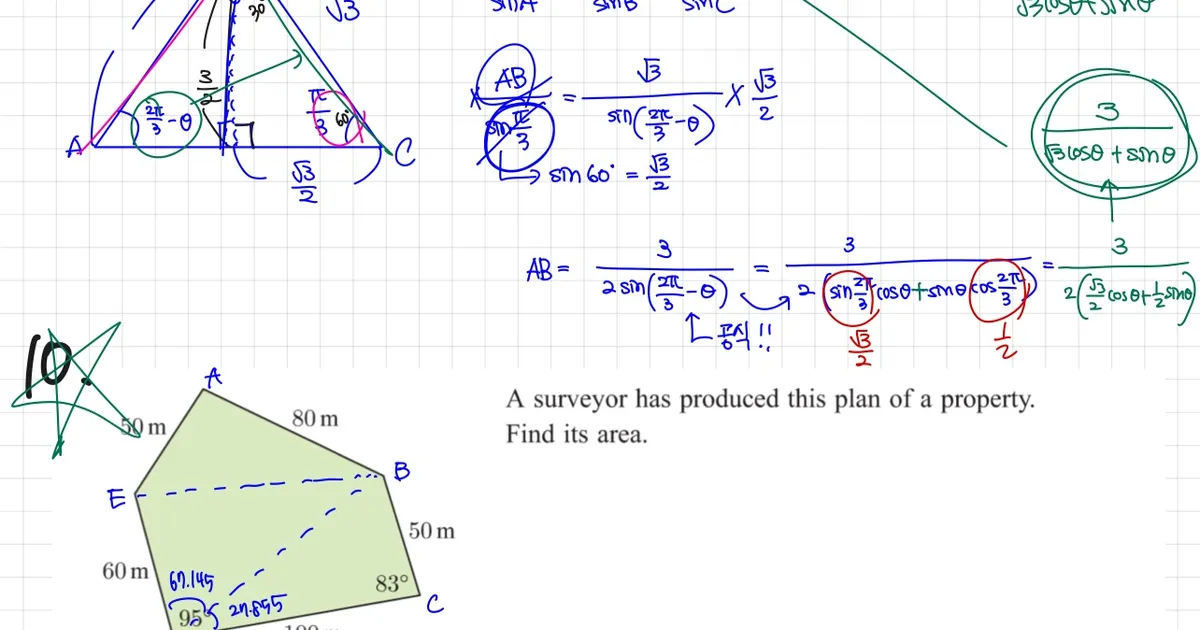 Aageometry IB MATH AA 수업 / 신정민 - 숨고, 숨은고수