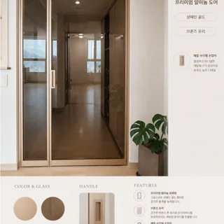 부산 서구 리인타워 스윙도어 시공후기!