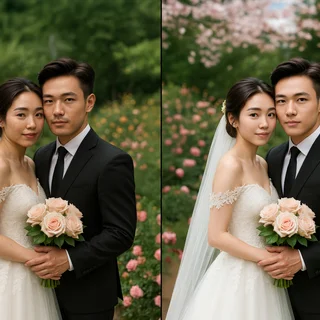 웨딩사진 보정