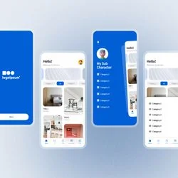 커뮤니티성 인터렉션 앱 UI/UX 디자인