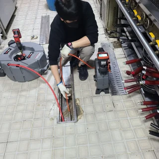 식당주방 하수구 트렌치 역류 해결