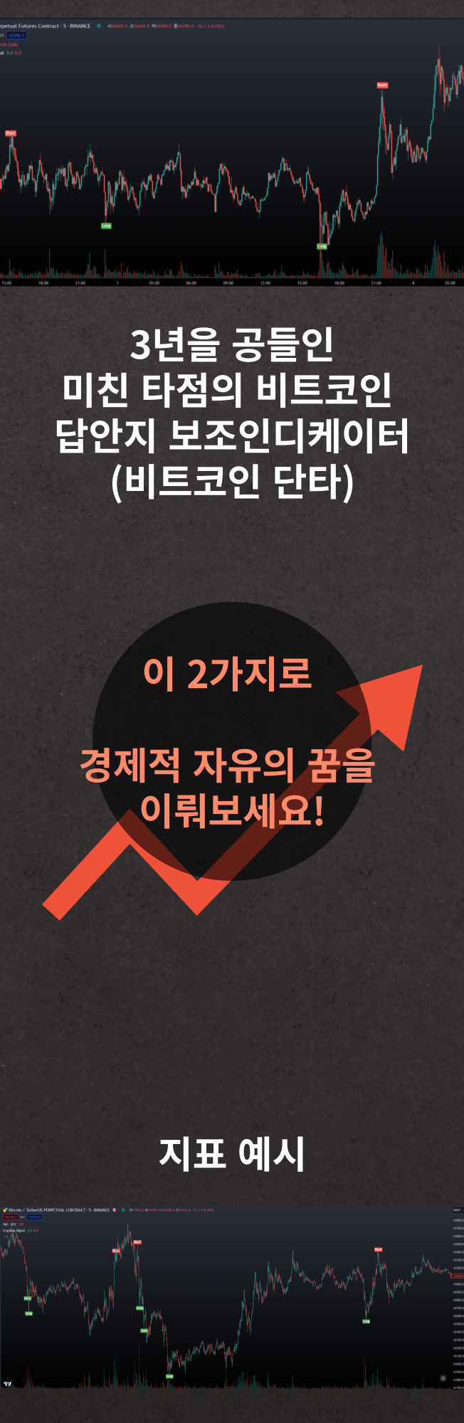 기술적분석 전자책 + 미친 타점의 비트코인 단타지표 / 천재노마드 - 숨고, 숨은고수