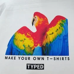 TYPED 티셔츠 프린트작업