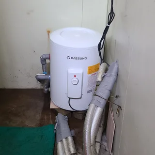 주말농장 기름보일러 철거후 전기온수기 시공