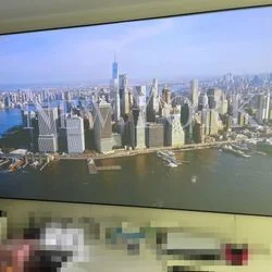 120인치 초단초점 액자형 스크린 설치(34평 아파트)