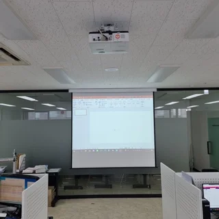 영등포 회사 회의실 빔프로젝터/ 스크린 설치