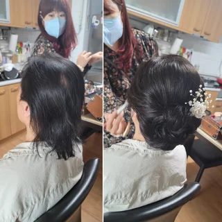 혼주비포에프터 헤어 참고하셔요~
