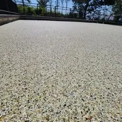 청주 100평 공장 옥상 옥자갈 콩자갈 시공