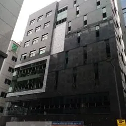 수원 법원앞 석재 외벽시공.