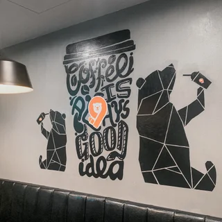 Cafe 'Bigs Nine' Mural