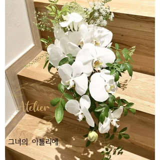 촬영생화부케♡플마카세 세트