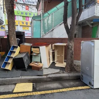 [가구폐기] 자양역 폐기가구 아파트 폐기장으로 이동작업