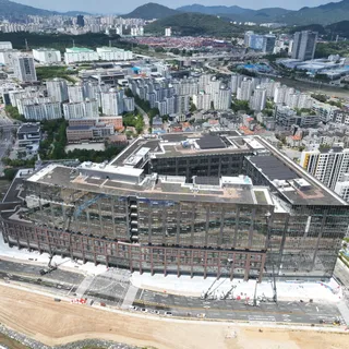 의왕 스마트시티 준공전 드론전경촬영