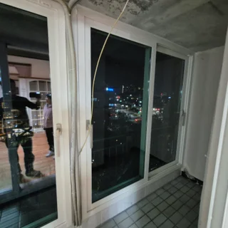 익산 신일아파트 32평, 곡선을 넘어선 완벽한 샷시 교체 솔루션