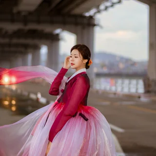 경복궁 개인한복화보