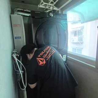 드럼세탁기.건조기 이전설치