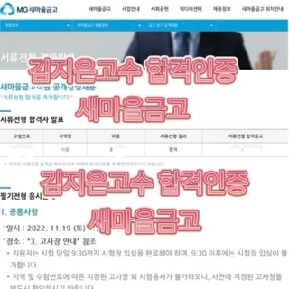 새마을금고 (전원서류합격)