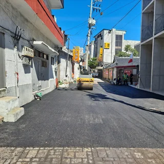 수원 신축건물 준공검사를 위한 도로복구포장공사