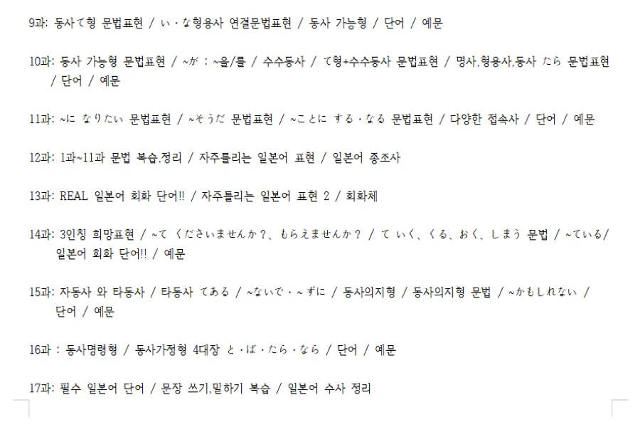 초급일본어 커리큘럼 / 박성원 - 숨고, 숨은고수 초급일본어 커리큘럼 / 박성원 - 숨고, 숨은고수