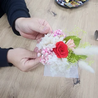 프리저브드 미니꽃다발 만들기 클래스
