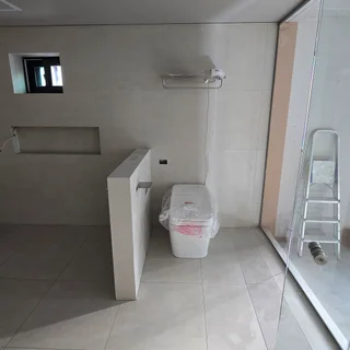 조적욕조 타일세면대 매립수전 시공