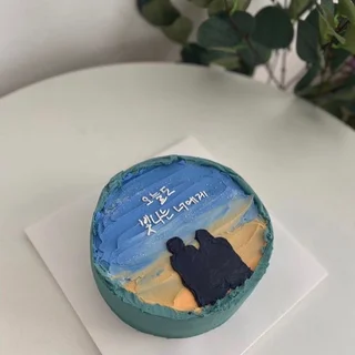 앙금플라워떡케이크